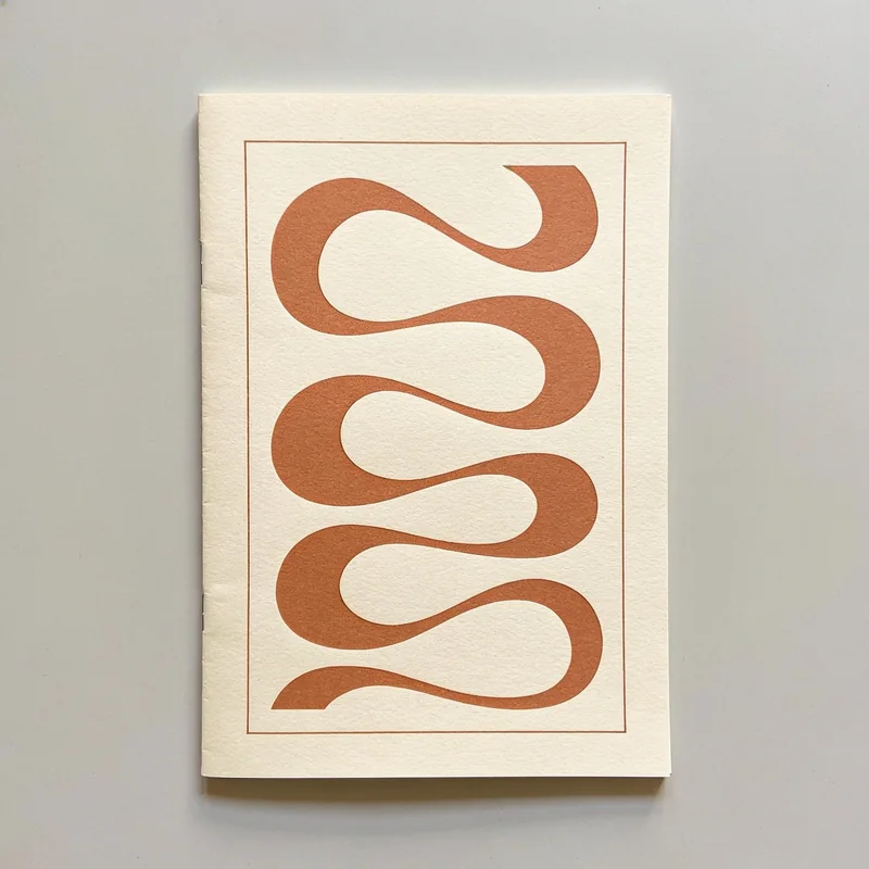 Clay Contour Art Print shown in Standard border